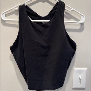 Athleta cropped tank sports bra 
Size medium